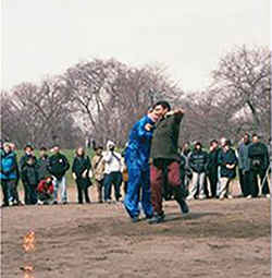 Push Hands Demo at Tai Chi Day in Central Park NYC
